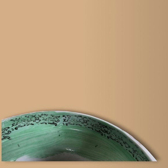 Big VTG Chinese Hand‎ painted Millefleur, Famille Flowers 24.5 In Porcelain Vase - Picture 9 of 14